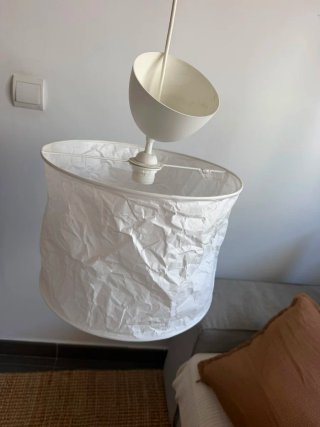 Lámpara de techo Ikea papel