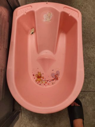 Bañera bebé rosa Winnie the Pooh