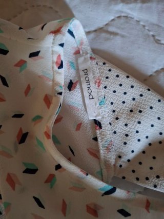 Blusa Promod manga corta estampada