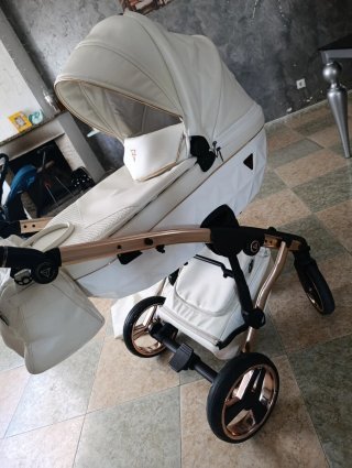 Carrito Bebé 2 Piezas Junama Blanco