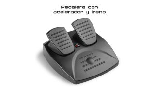 Volante GTR con pedales para juegos consola/PC