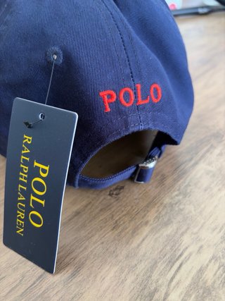 Gorra Polo Ralph Lauren Azul Marino Caballo Rojo