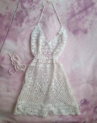 Top Ganchillo Estilo Ibicenco Talla Única