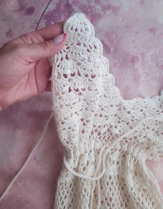 Top Ganchillo Estilo Ibicenco Talla Única