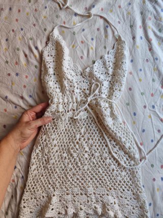 Top Ganchillo Estilo Ibicenco Talla Única
