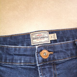 Jeans Next Uomo Taglia 50 Blu Dritto