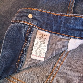 Jeans Next Uomo Taglia 50 Blu Dritto