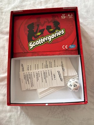 Scattergories Juego de Mesa Hasbro Gaming