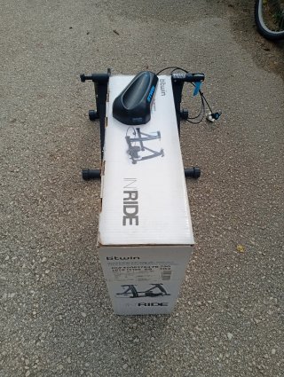 Rodillo para bicicleta btwin