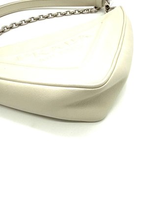 Bolso Prada Triangle Blanco