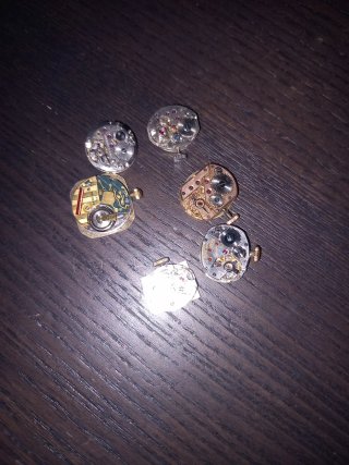 Lotto meccanismi e quadranti orologi vintage ricam