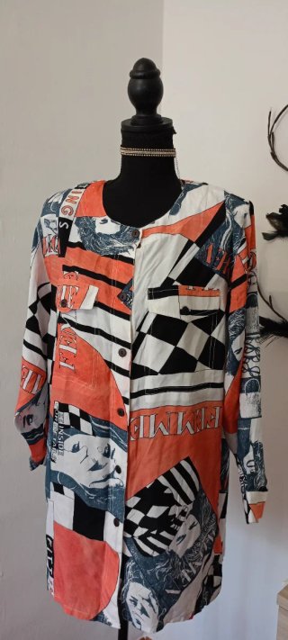 Abito Camicia Vintage Passport Anni 90 Pop