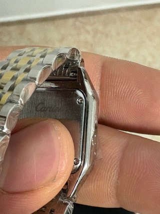 Reloj Cartier Panthère dorado y Plateado