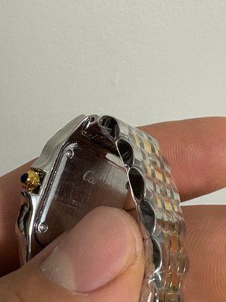 Reloj Cartier Panthère dorado y Plateado