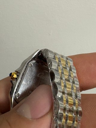 Reloj Cartier Panthère dorado y Plateado