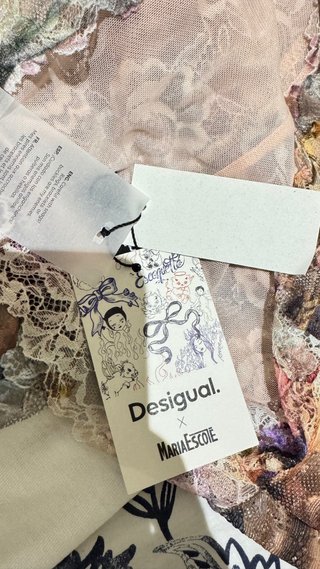 Vestido Barroco Desigual María Escoté Talla S