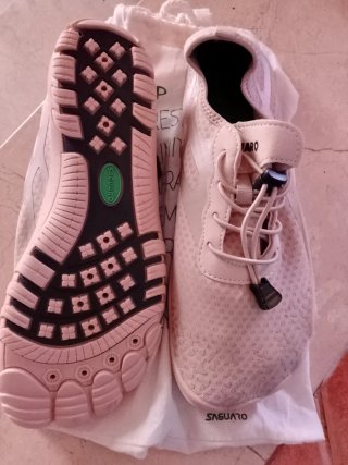 Zapatillas Saguaro Talla 42 Beige/Rosa