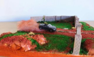 Diorama stradale Audi 1:64