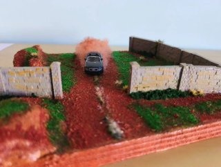 Diorama stradale Audi 1:64