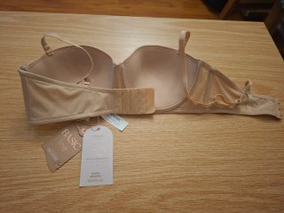Sujetador Bandeau Promise Beige Talla 95C