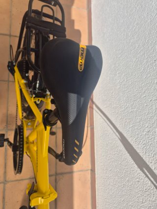 Bicicleta Plegable Amarilla Moma