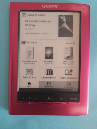 Sony PRS-350 Lector Ebook Rosa