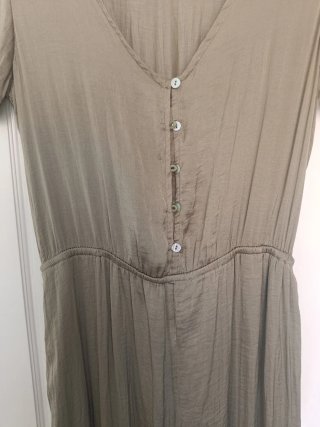 Mono largo Zara verde oliva