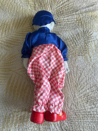 Payaso de porcelana vintage