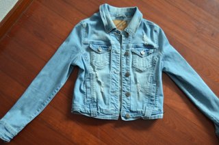 Cazadora Vaquera corta de mujer, talla S