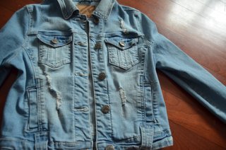 Cazadora Vaquera corta de mujer, talla S