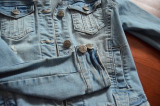 Cazadora Vaquera corta de mujer, talla S