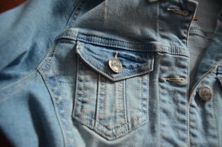 Cazadora Vaquera corta de mujer, talla S