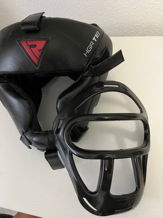 Casco de Boxeo RDX Negro