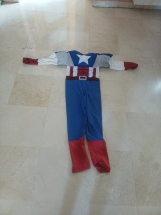 Disfraz Capitán América 6/7 años