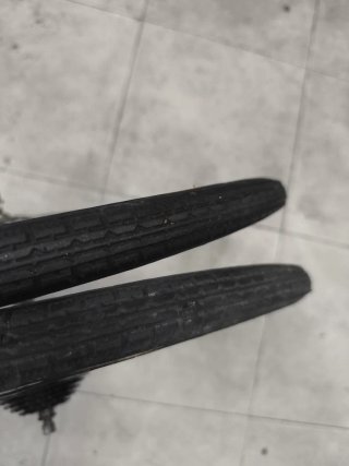 Juego Ruedas Bici Clásica Cromadas 650x25