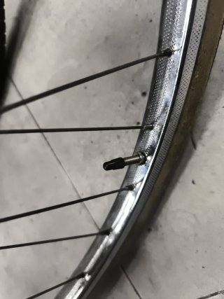 Juego Ruedas Bici Clásica Cromadas 650x25