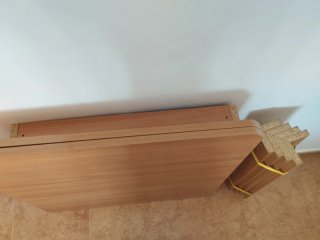 COMO NUEVA‼️: Mesa de madera extensible