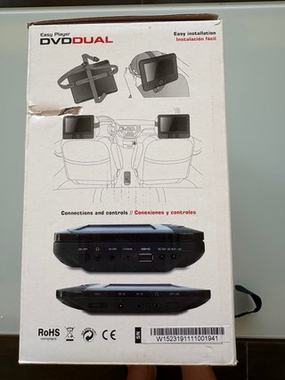 DVD dual para coche 7”