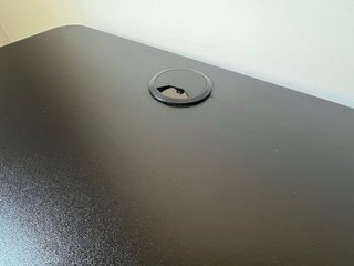 Escritorio elevable negra 140x60 cm