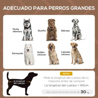 Cama para mascotas con toldo