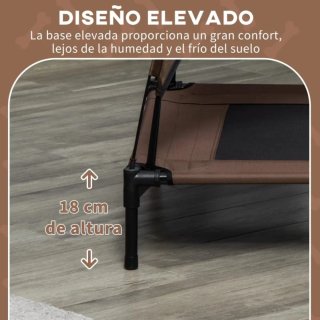 Cama para mascotas con toldo