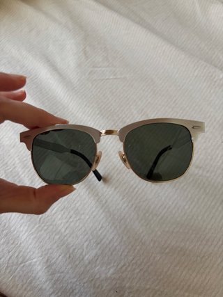 Gafas de sol Ray-Ban Clubmaster plateadas