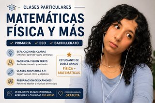 Clases particulares de Matemáticas, Física Química