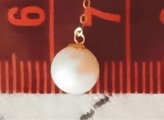 Pendientes de oro 18k con perlas naturales