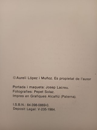 Libro La Pilota Valenciana de Aureli López 1984