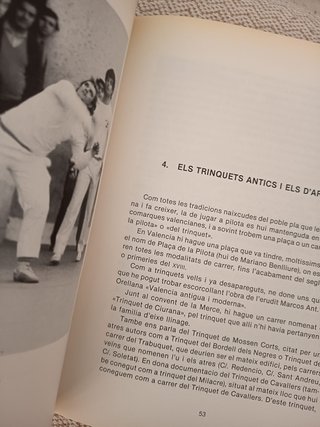 Libro La Pilota Valenciana de Aureli López 1984