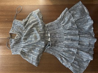 Conjunto falda S y top XXS