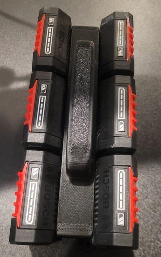 Soporte Porta 6 Baterías Bosch 18 V