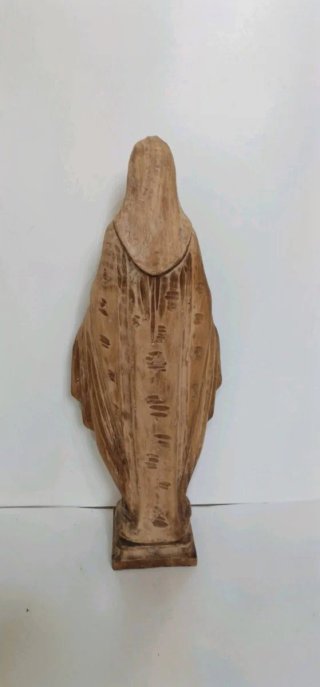 Antica statua Madonna in legno