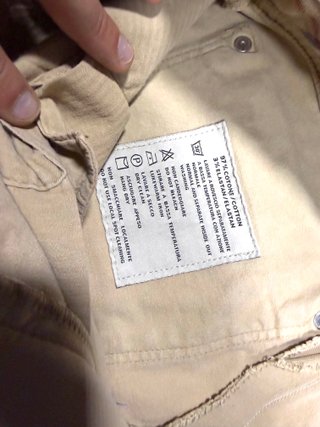 Burberry Classic Cotton Chino Pants – Beige Sand